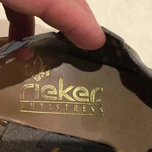 MT Rieker Antistrees shoes business casual comfortable sling back event wedding - Picture 6 of 6